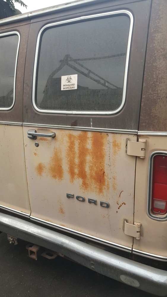 Rear Side Door Side Hinged Rear Without Window Fits 75-91 FORD E150 VAN NO SHIP