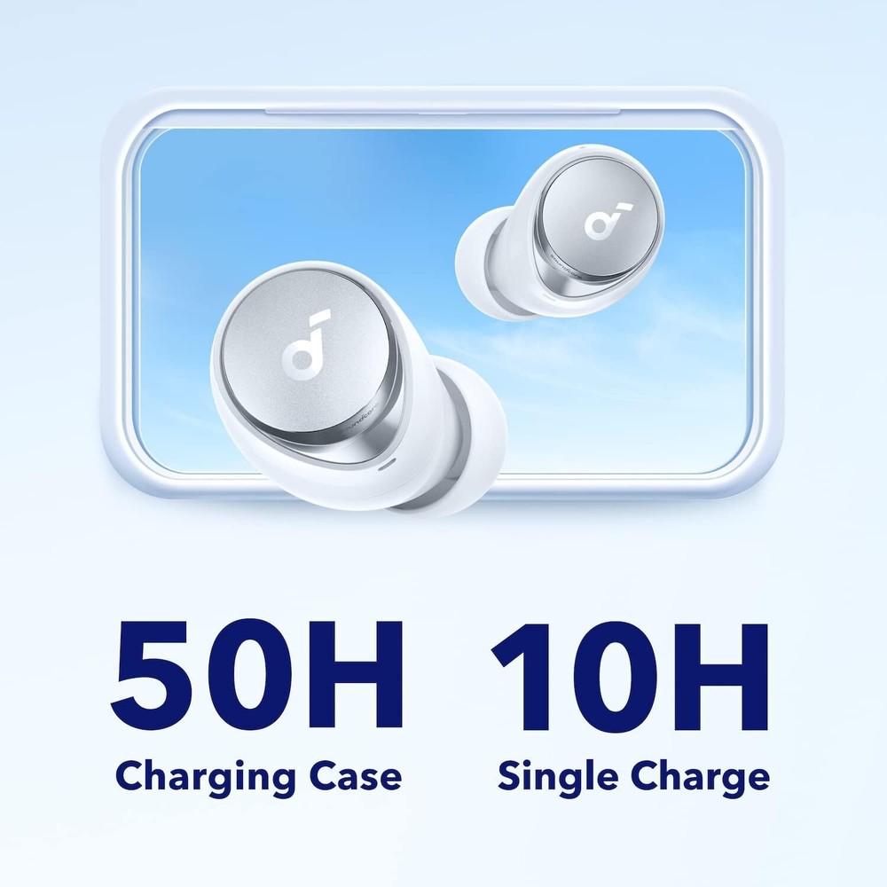 Soundcore Space A40 True Wireless Earbuds Auto-Adjustable Active Noise Cancell