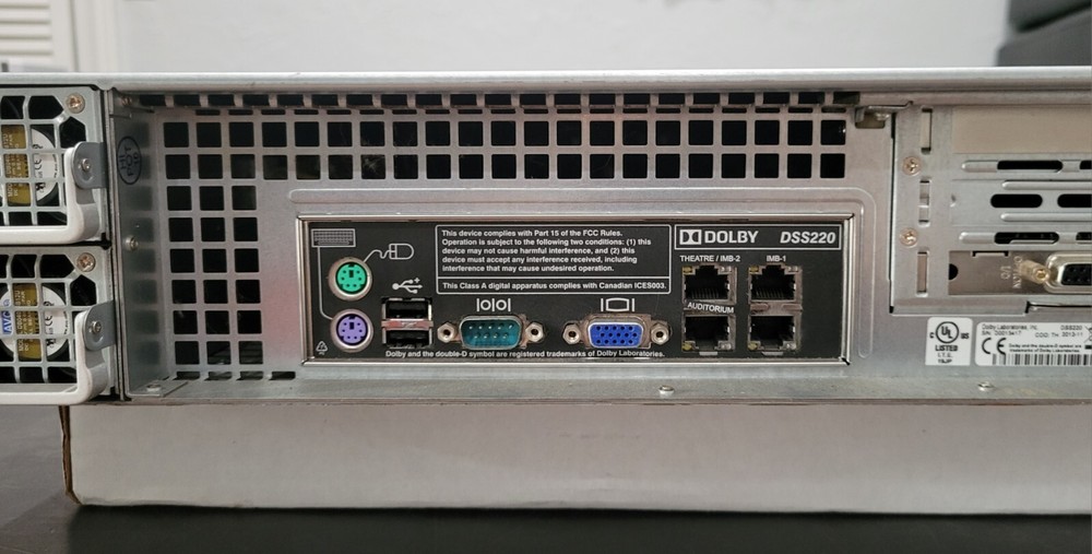 Dolby DSS220 Show Manager Server