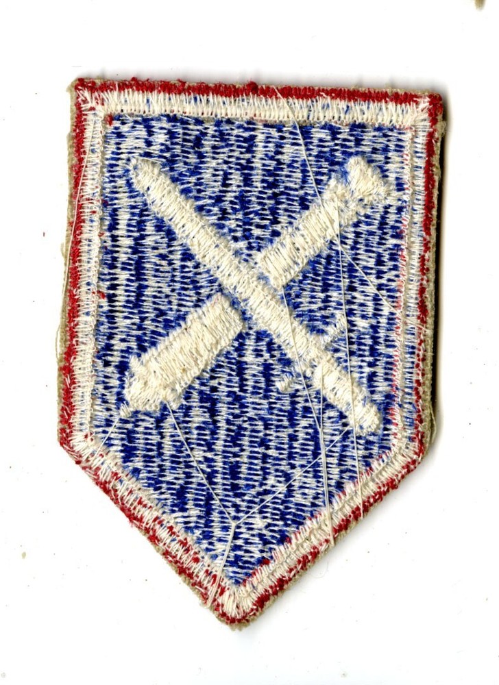 75th Regimental Combat Team White Back Patch Cut Edge Vintage