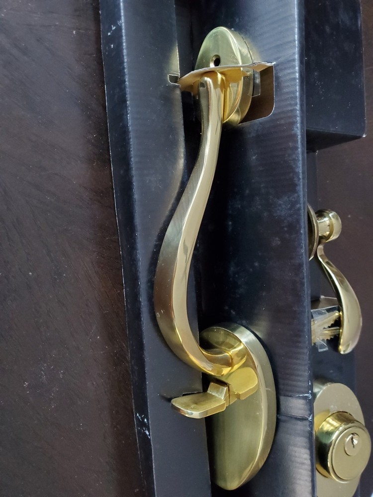 Solid Brass Entrance Handleset Model # 5000