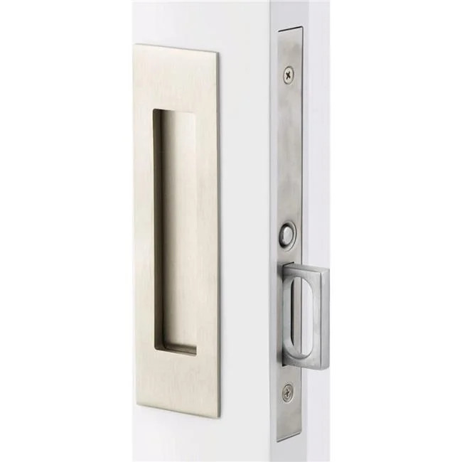 Emtek 2154US15134 Narrow Modern Rectangular Passage Pocket Door Mortise Lock ...