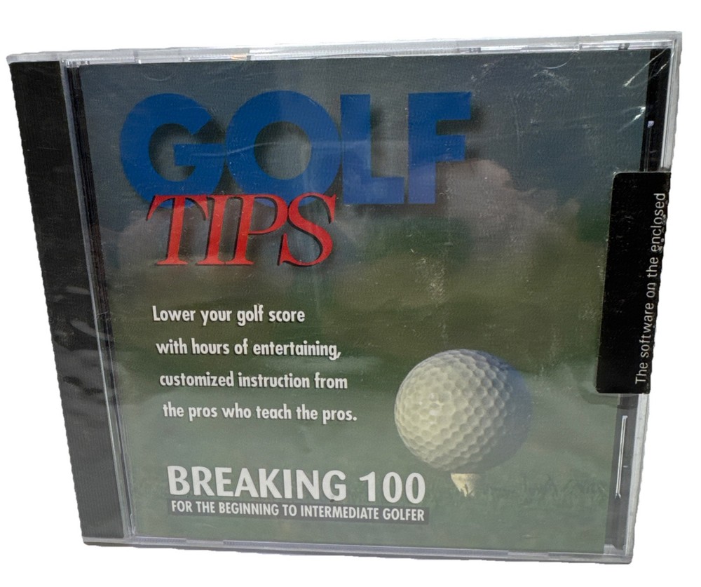 Golf Tips Breaking 100 DiAmar Interactive Beginning -Intermediate Golfer CD-ROM