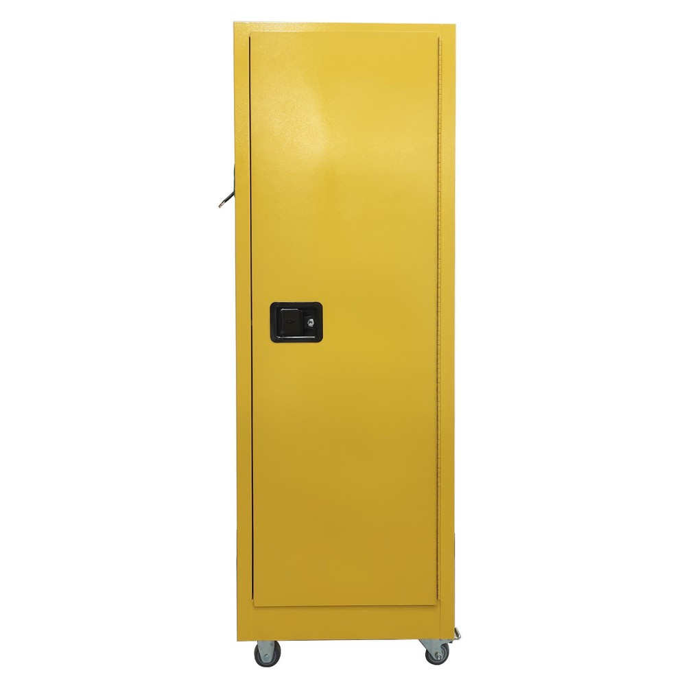 Fireproof Safety Explosion-Proof Box Mobile Battery Charging Cabinet w Socket