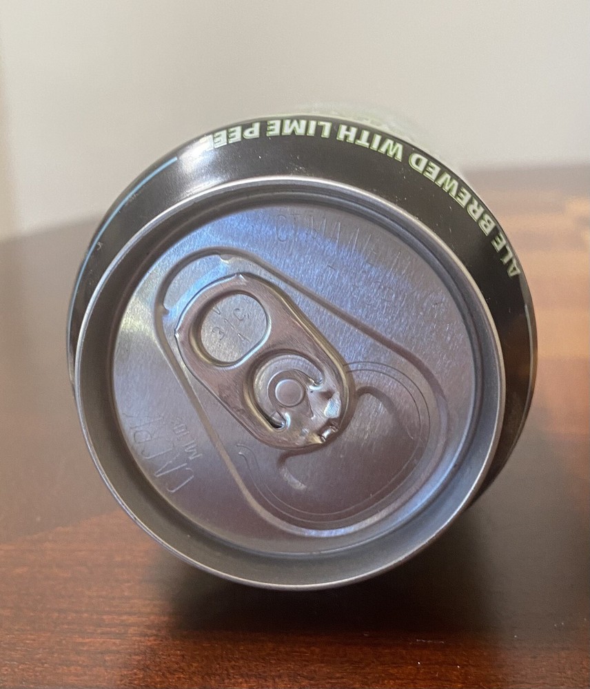 Tallgrass Brewing Key Lime Pie Empty Beer Can Bottom Opened 