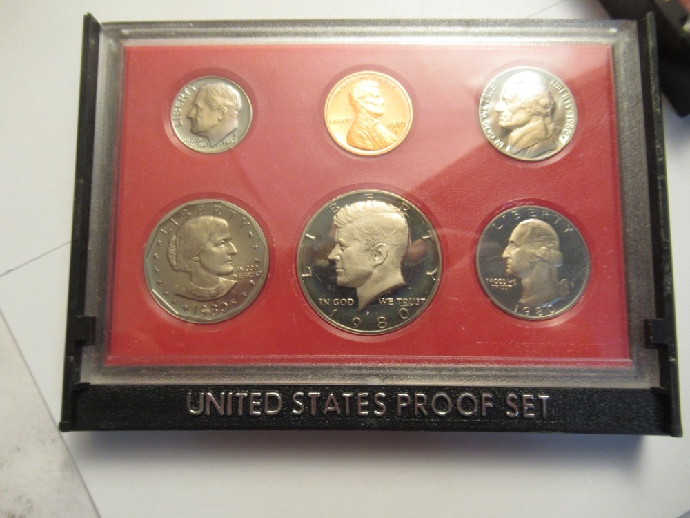 FOUR US Mint Proof Sets, 1979-1982