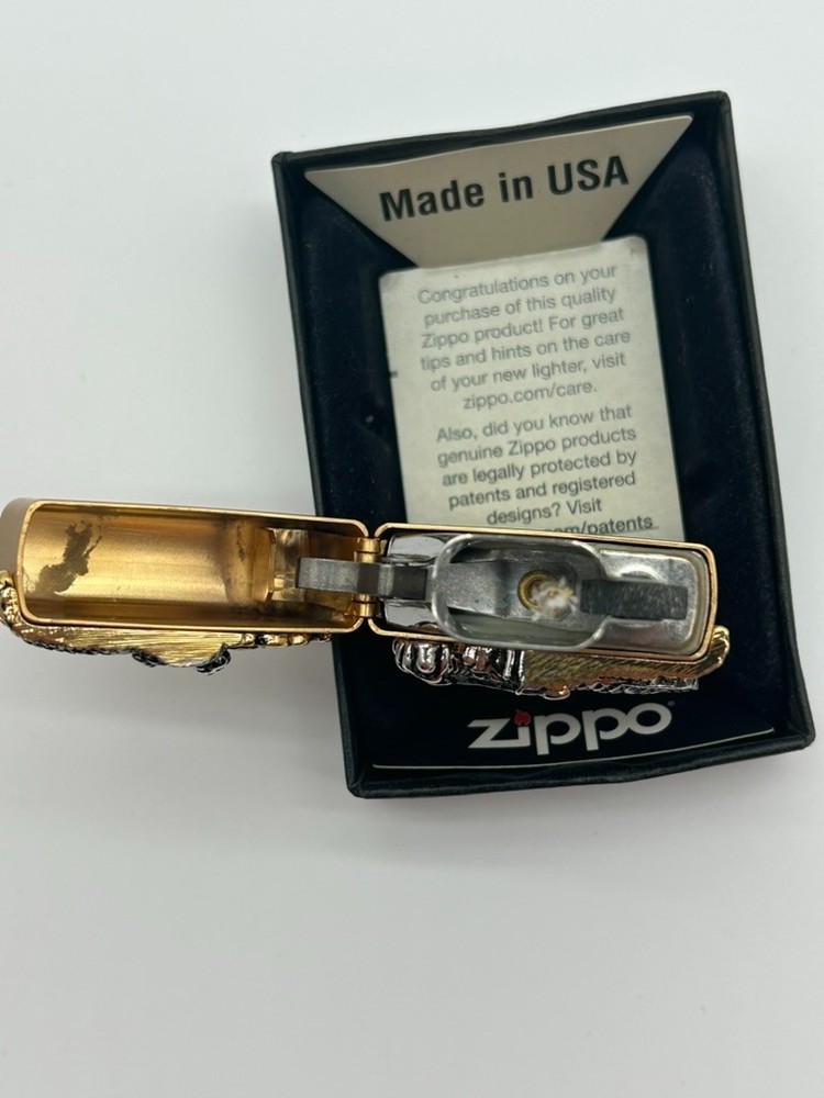 Zippo Lighter Flying Dragon Genuine Windproof - Unfired