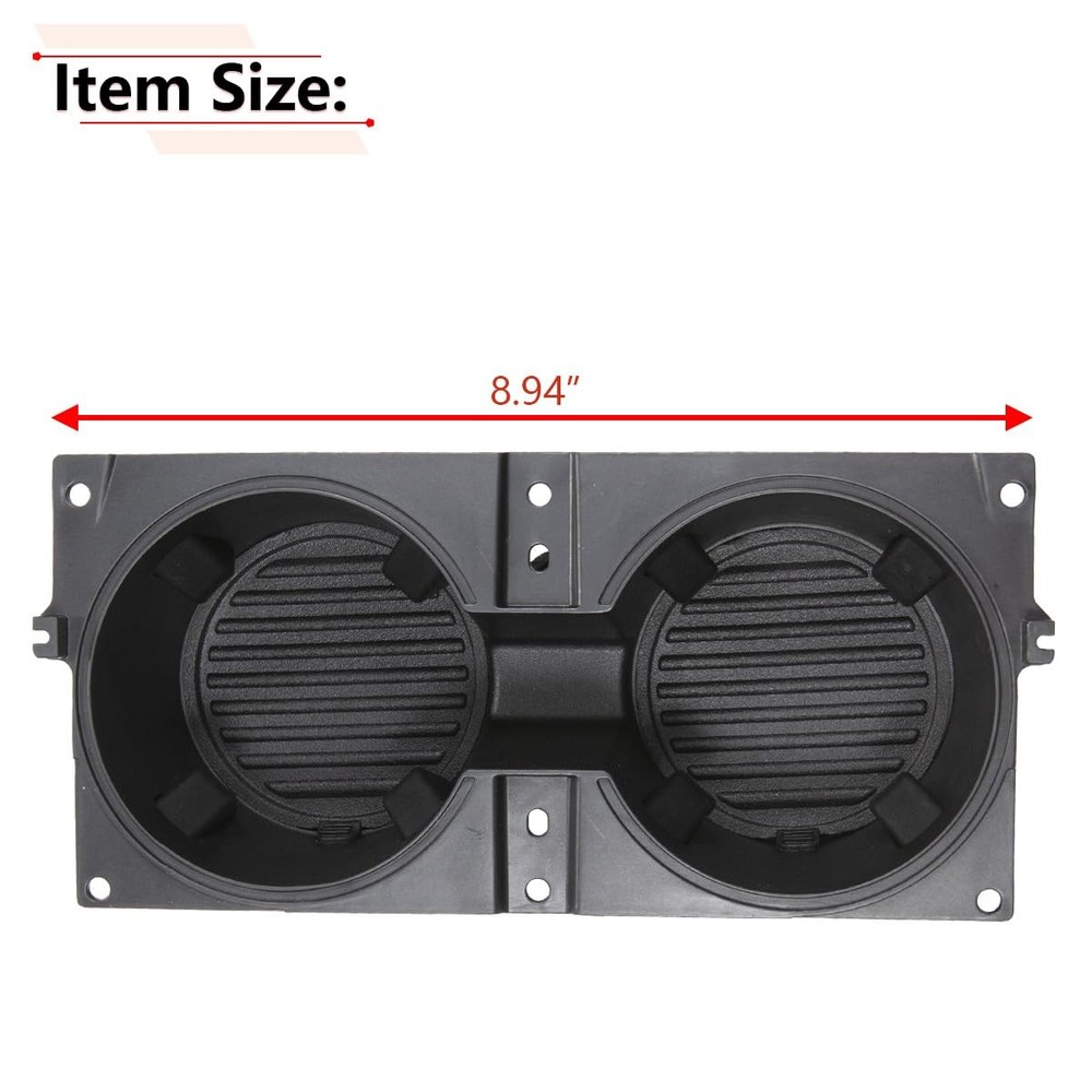 Front Center Console Cup Holder for Ford Expedition 2018-2021 w Insert Mat