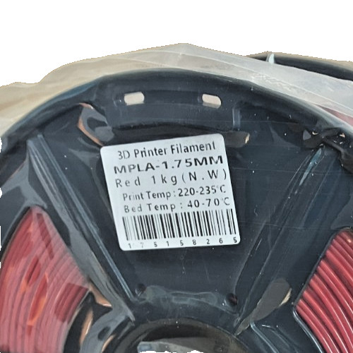 3D Printer Filament MPLA-1.75mm Red 1KG