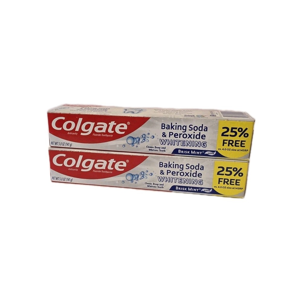 Colgate Baking Soda And Peroxide Pack Of 2pack 5.oz