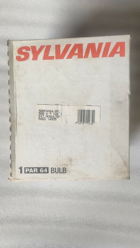 SYLVANIA 500PAR64   500W 120V   PAR64