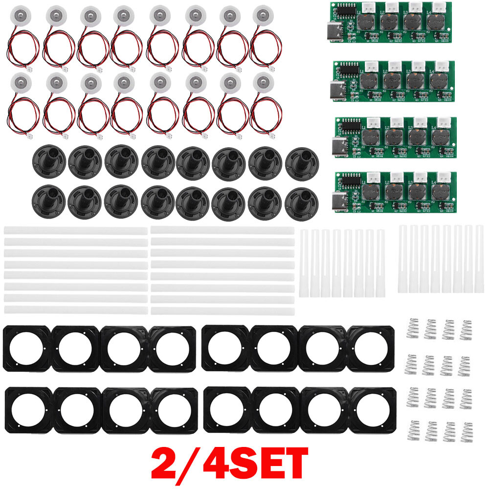 Type C Humidifier DIY Kit Ultrasonic Mist Maker Driver Circuit Board 4-Atomizer
