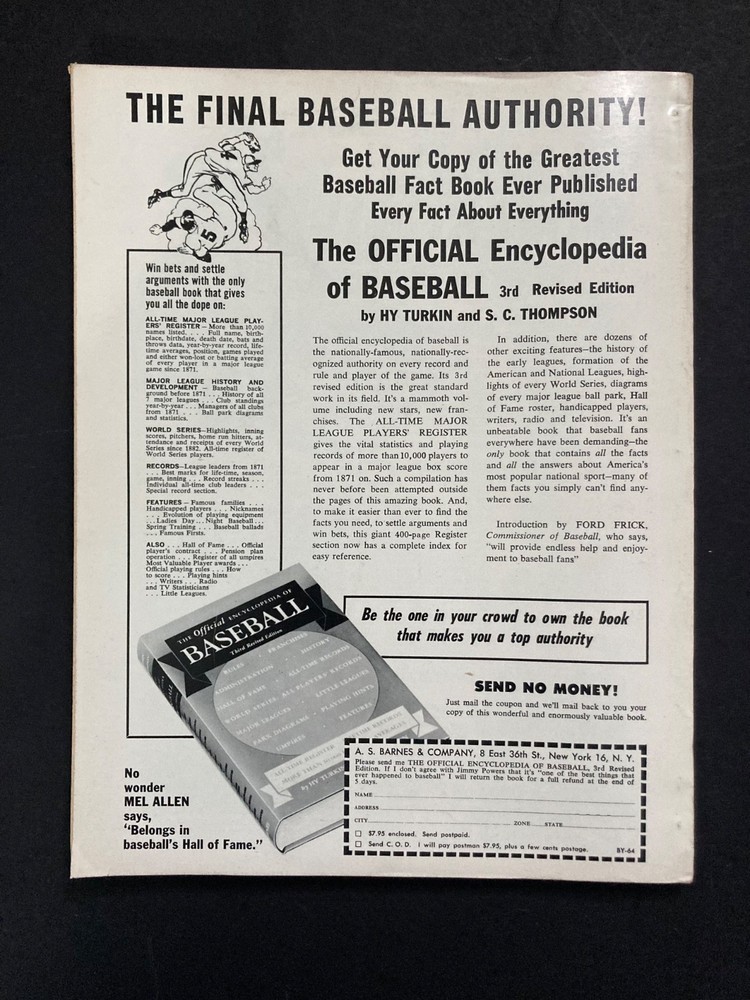 1964 Street & Smith’s Baseball Yearbook