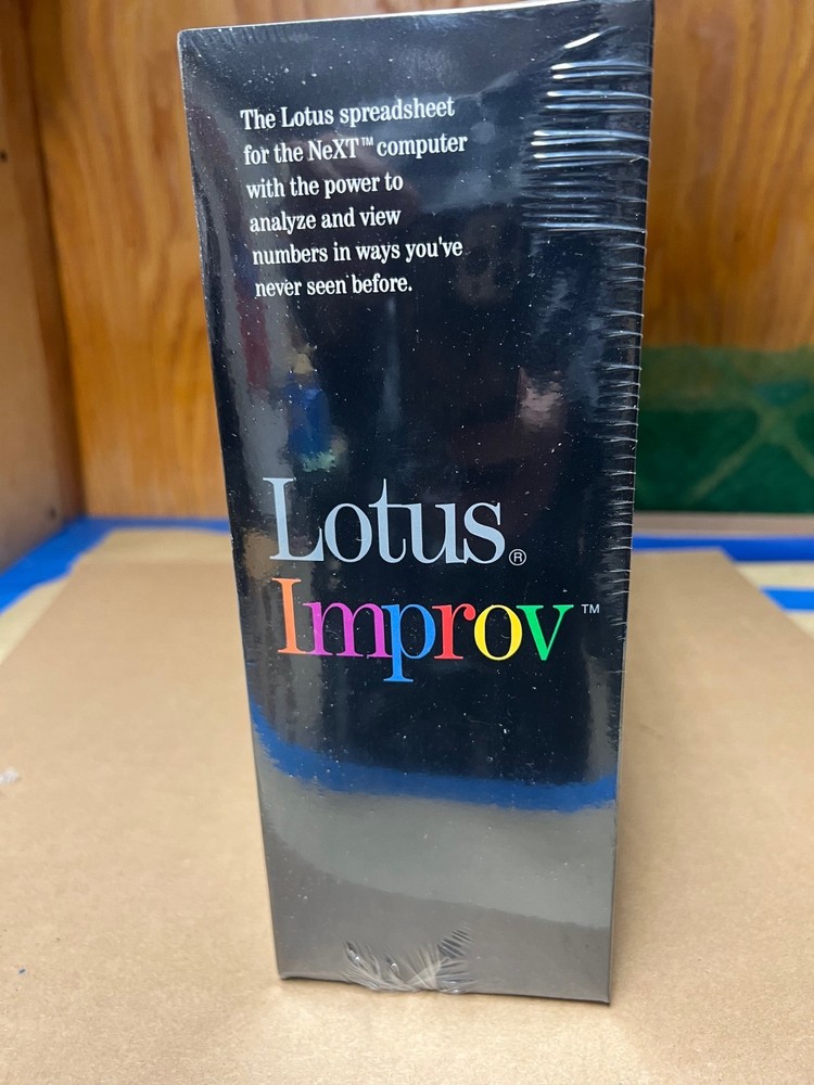 Lotus Improv For NeXT Computer Sealed un-opened