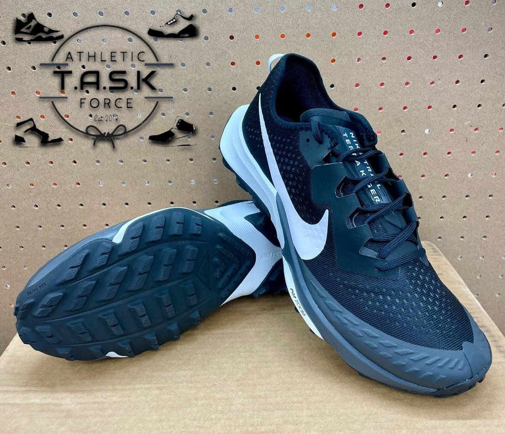 💯Nike Air Zoom Terra Kiger 7 Black White Gray Mens Sz 10 CW6062-002 NEW