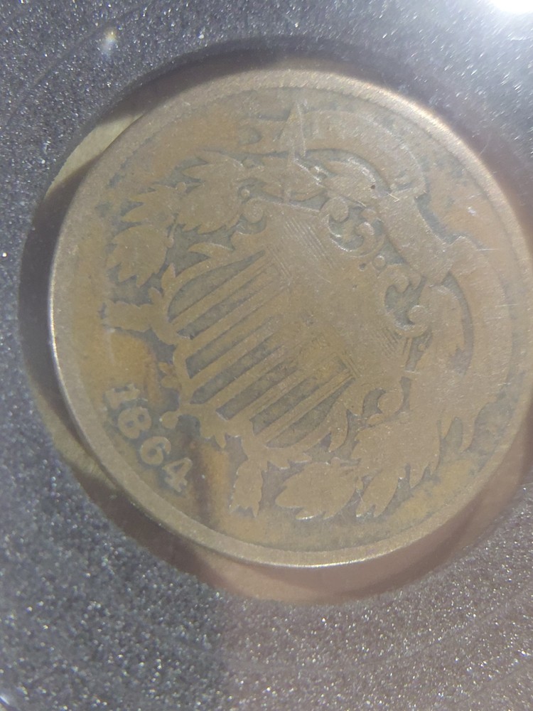 Nice Pair of 1864 2Cent Coins