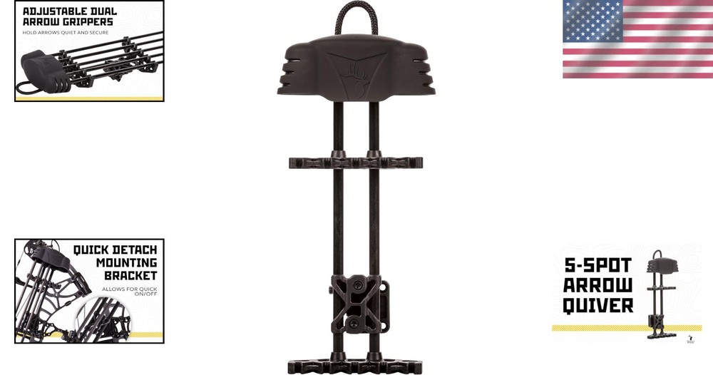 Adjustable Dual Arrow Grippers Quiver