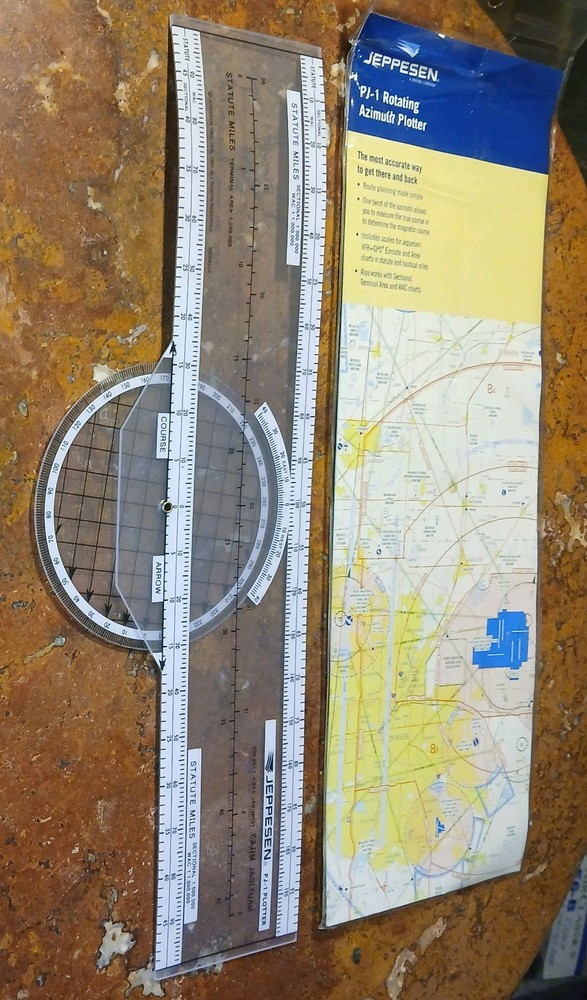 Jeppesen PJ-1 Rotating Azimuth Plotter 2016