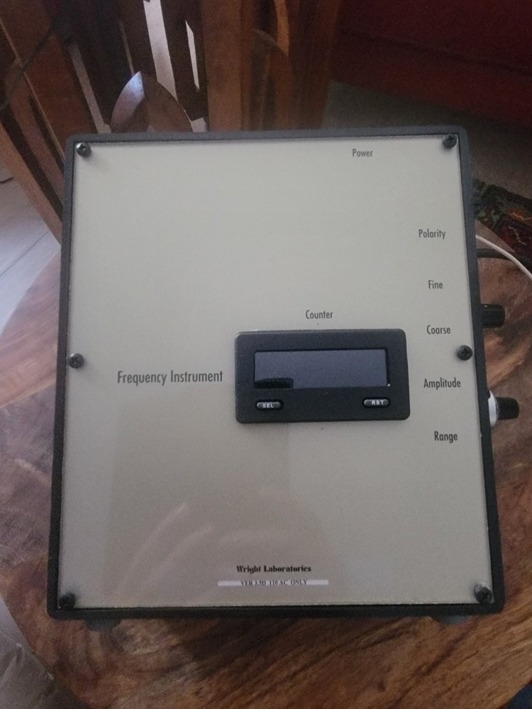 Analog Rife Machine, Wright Labs