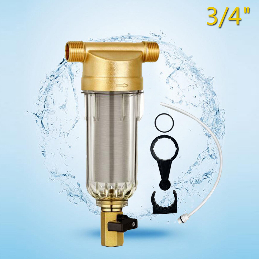 60μm Whole House Water Pre-Filter System Reusable Spin Down Sediment Filter