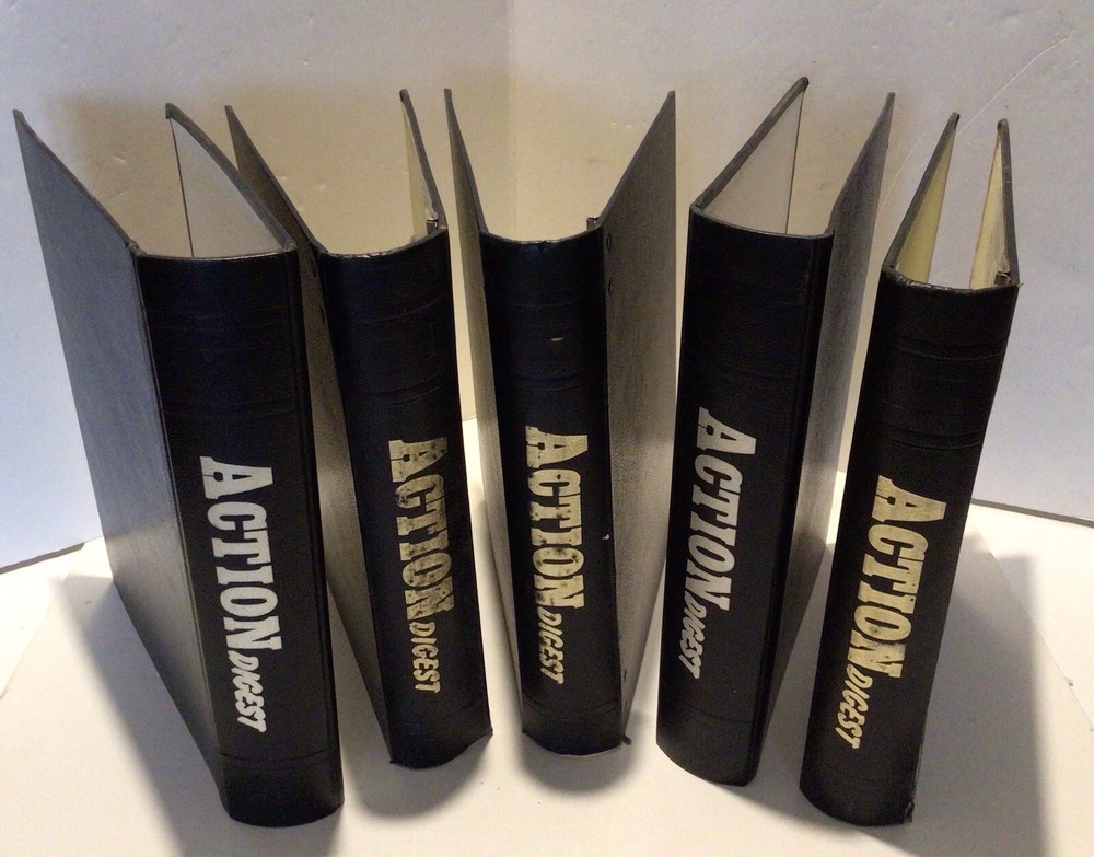DIGEST ACTIONS MAGAZINE - BINDINGS FOR A YEAR of 12 Issues.(5 available)