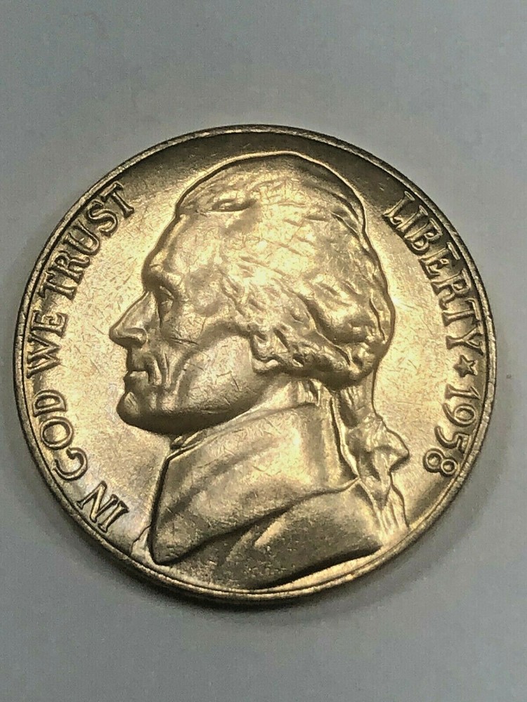 1958 P&D Set - Jefferson 5 cent - Uncirculated