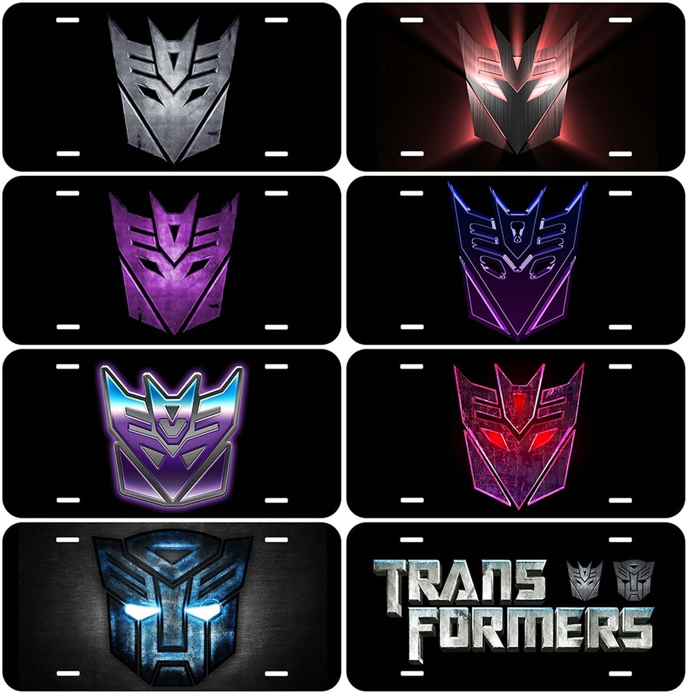 Transformers Novelty Auto Car License Plate