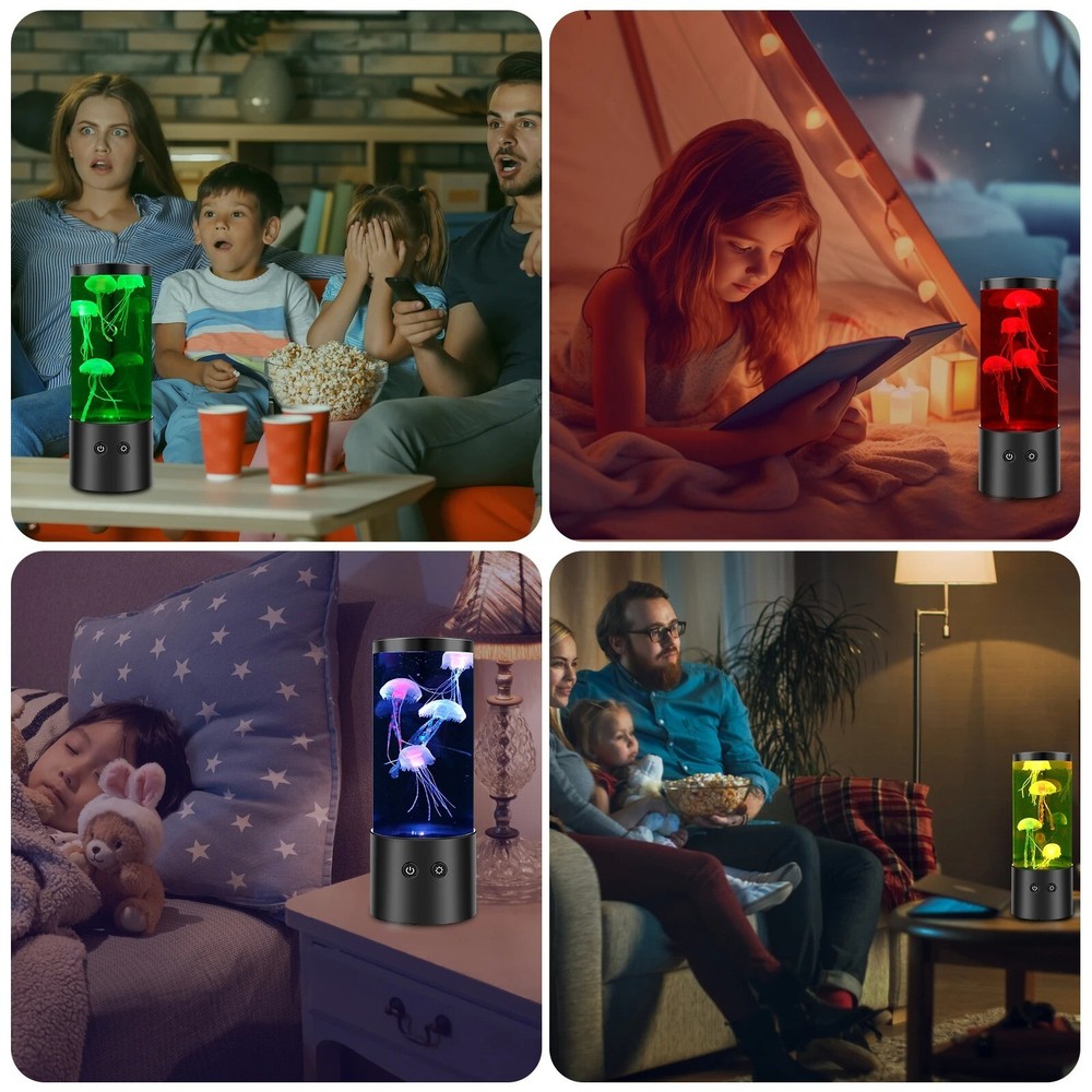 LED Jellyfish Night Light