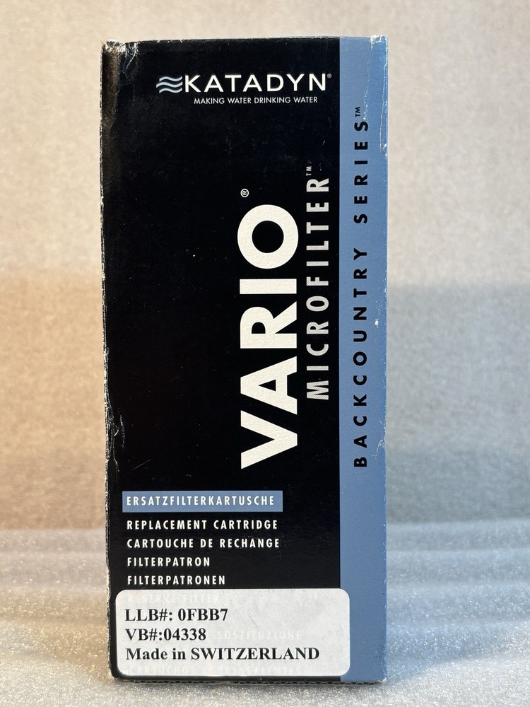 Katadyn Vario Water Filter Replacement Cartridge Microfilter Element 8014933