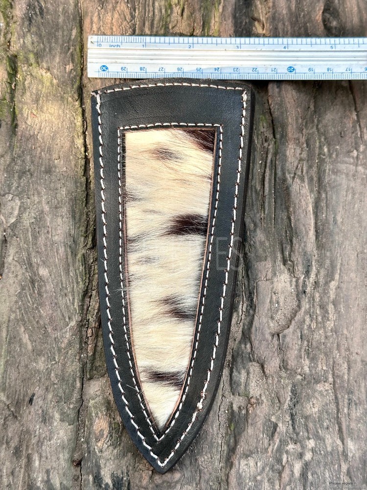 Custom Leather Case for Dagger Knife - Pure Cow Hide - Handmade Engraved