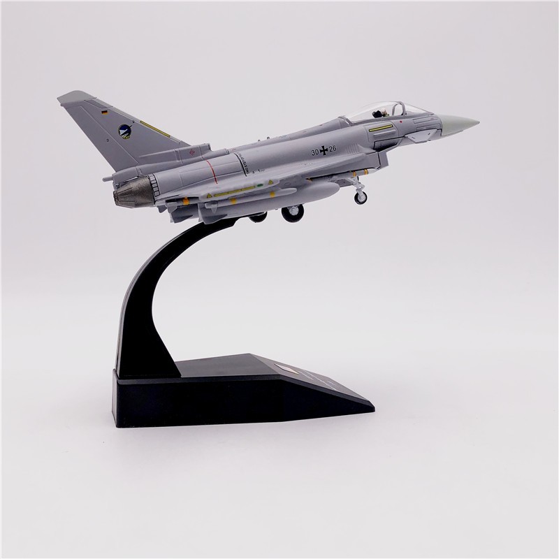 1:100 Germany Luftwaffe Fighter Typhoon European EF2000 Fighter Simulation Gift