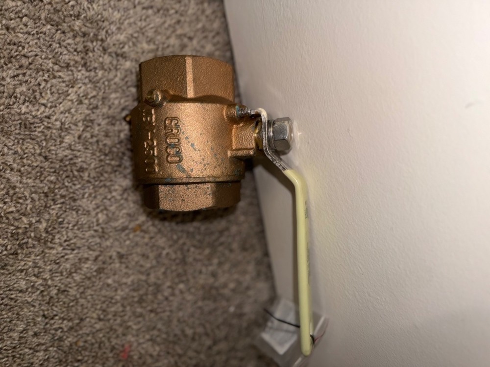 Groco 2-1/2" Bronze Full Flow In-Line Ball Valve IBV-2500 BSPP