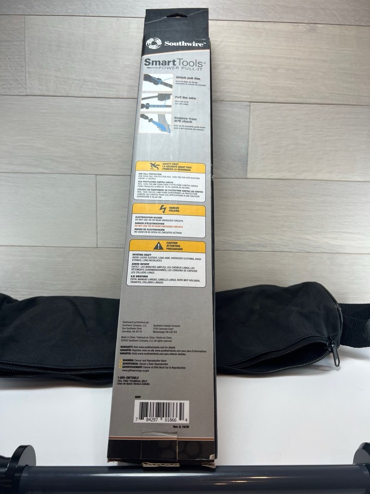 Southwire SmartTools Power Pull-It Pulling Device for Cordless Drills with bag