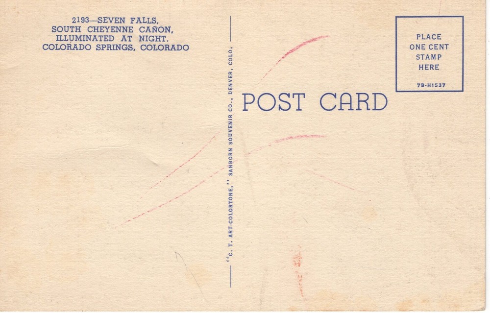 SEVEN FALLS, COLORADO SPRINGS, CO - PC4671