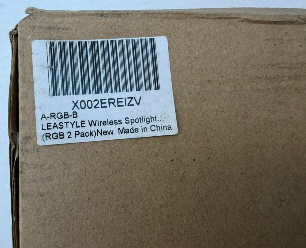 RGB Wireless Spotlight 2 Pack w/ Remote & User Guide + Camera Mounting Bracket