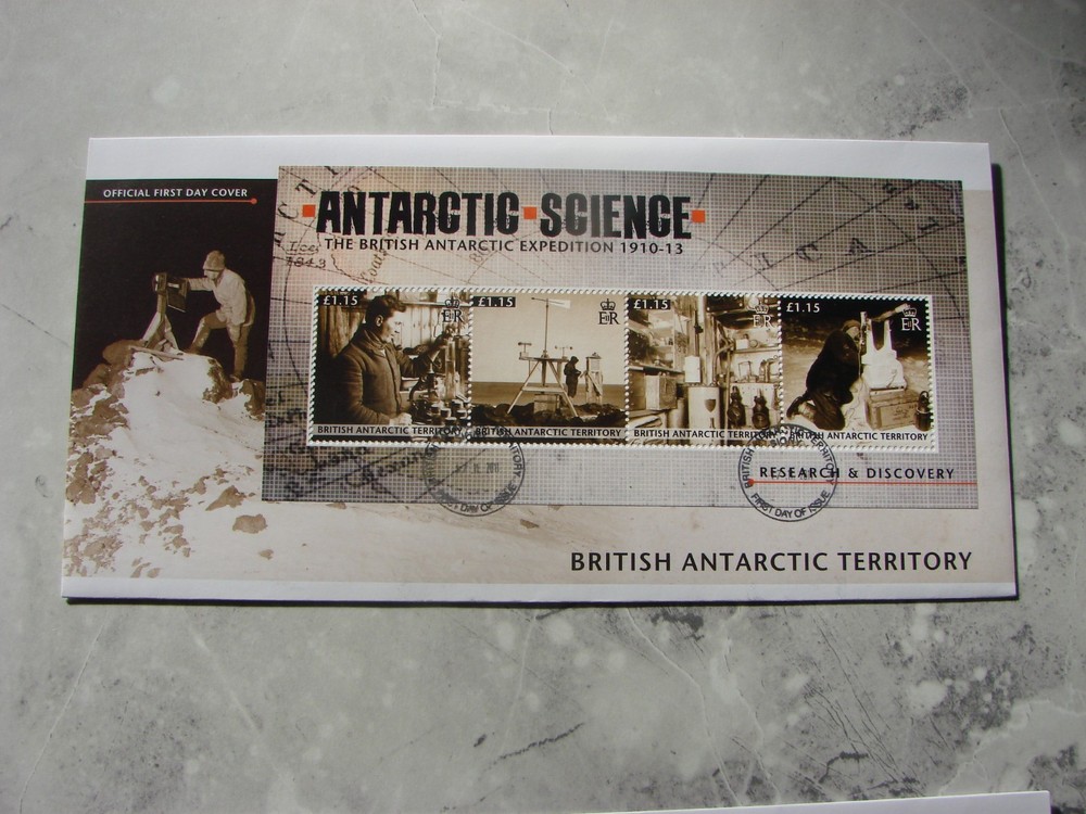 (V3172) British Antarctic Territory 2011 ANTARCTIC SCIENCE 2 FDC's