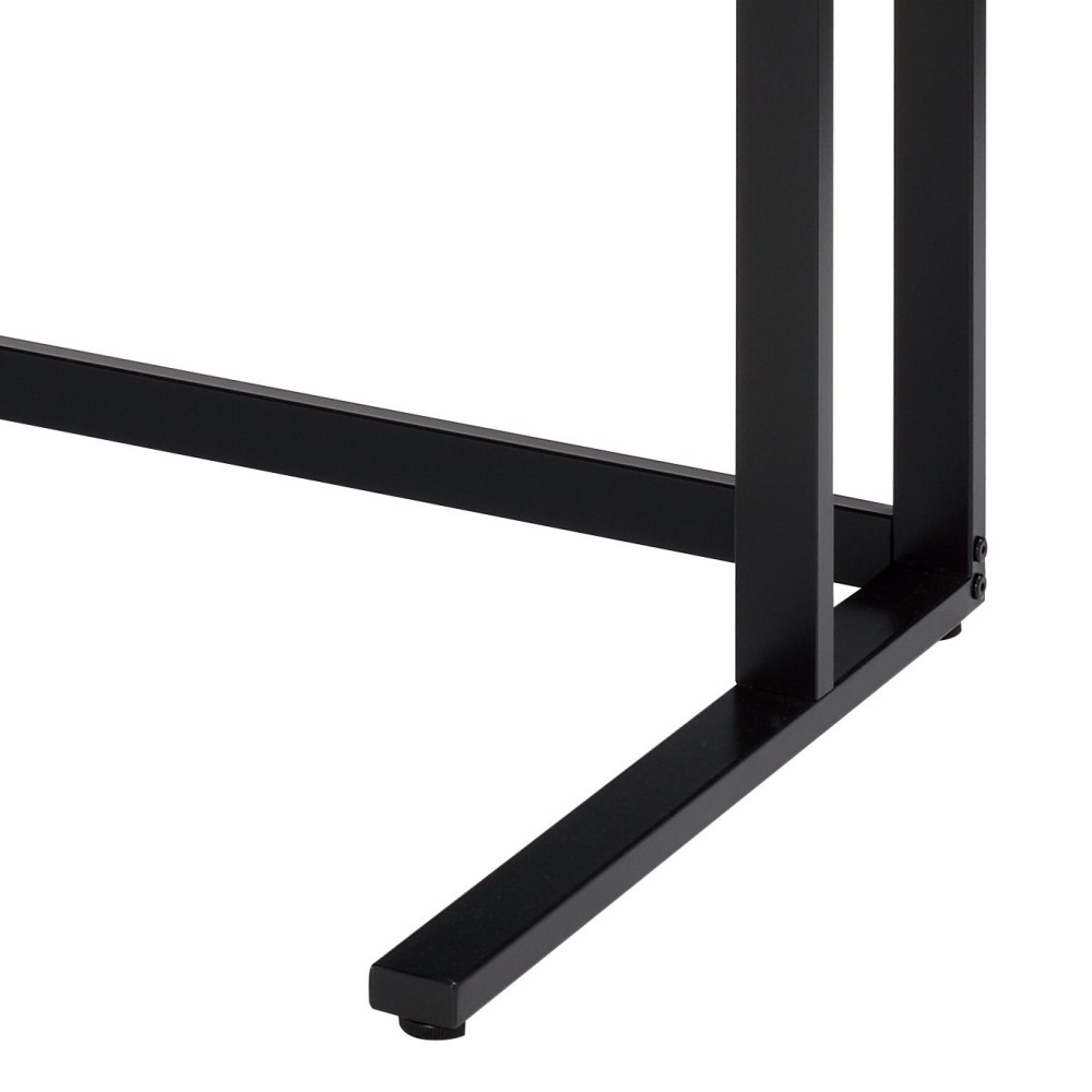 Sleek Rectangular Desk - Integrated USB Charging Port - Contemporary Office