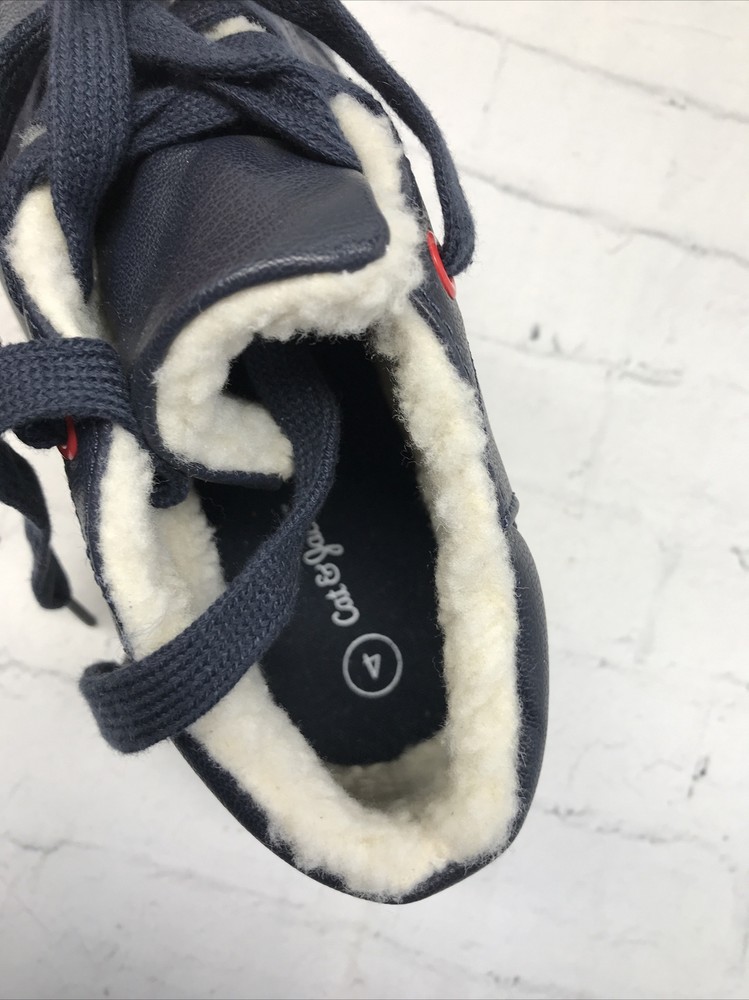 Boys Size 4 Sneaker Cat & Jack Blue High Top Winter Boot