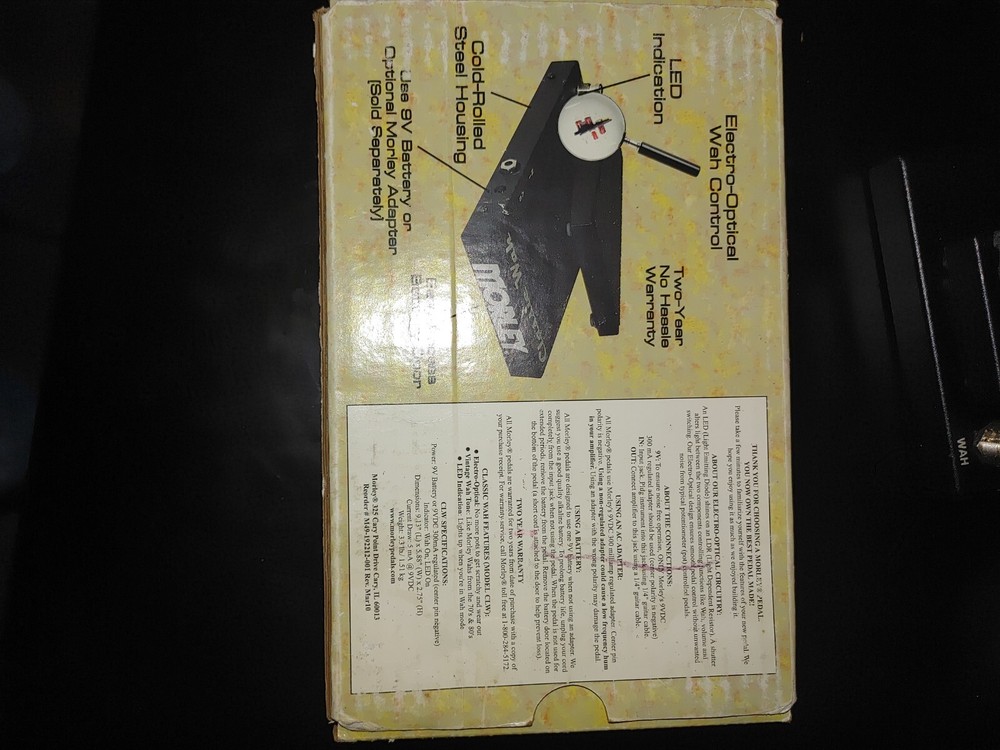 Morley Classic Wah Pedal in Original Box