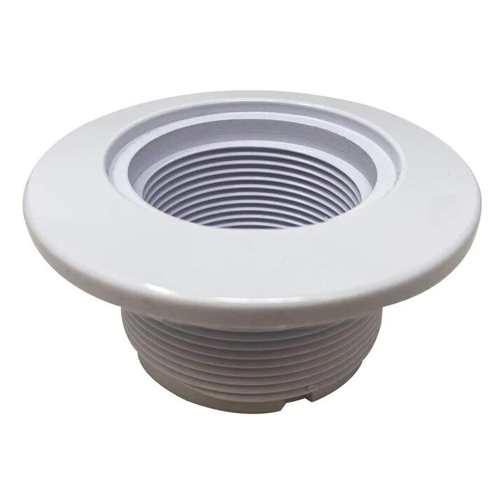 CMP Custom Molded Products White Threaded Gunite Wall Fitting - 25550-000-060