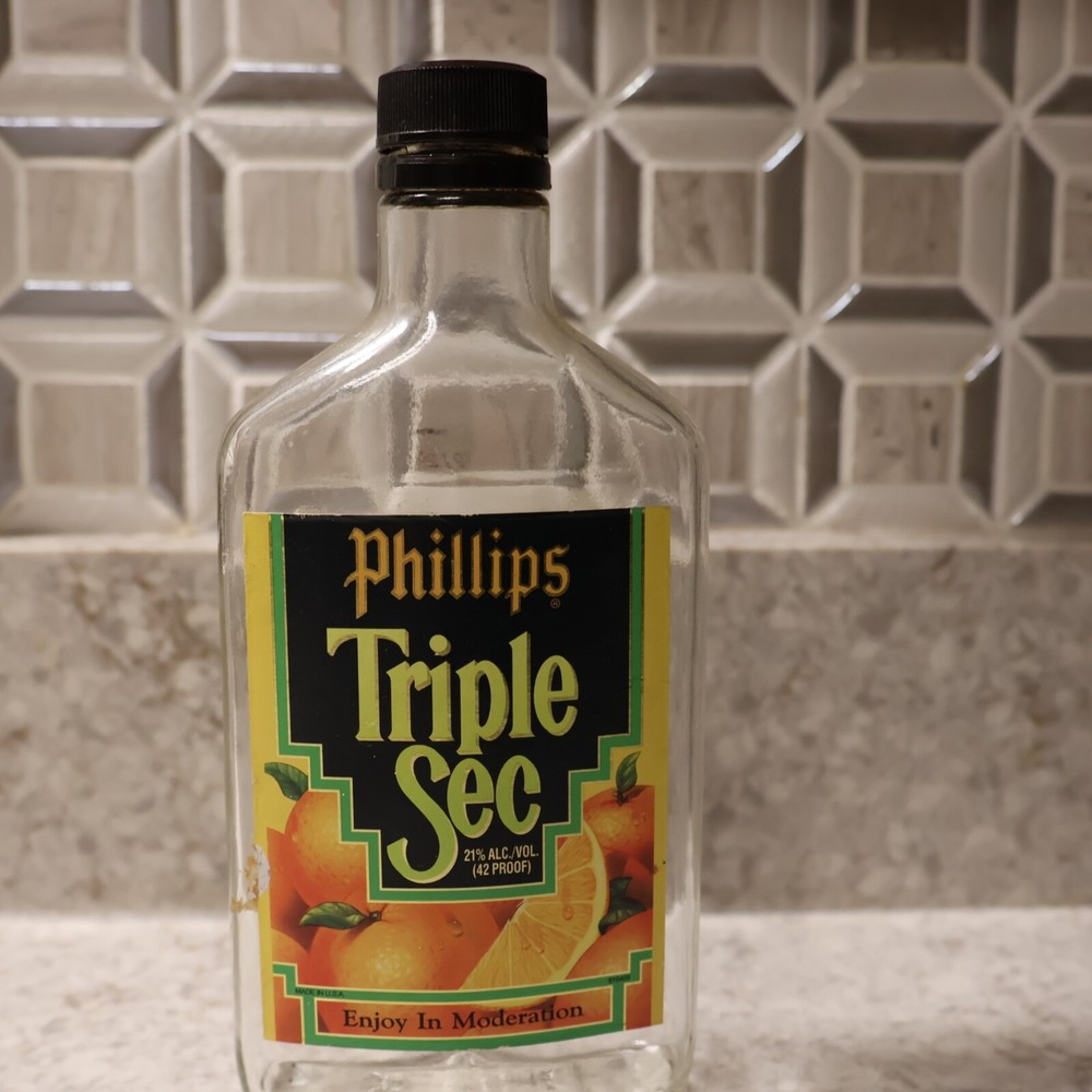 Phillips Triple Sec Liqueur - Empty Bottle - 375ml