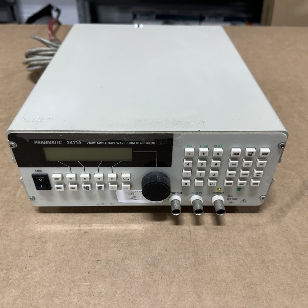 PRAGMATIC 2411A 2MHZ ARBITRARY WAVEFORM GENERATOR