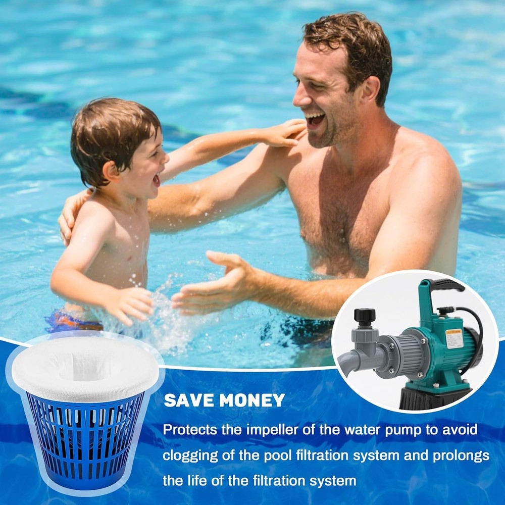 Pool Skimmer Socks Filter Cleaning Debris