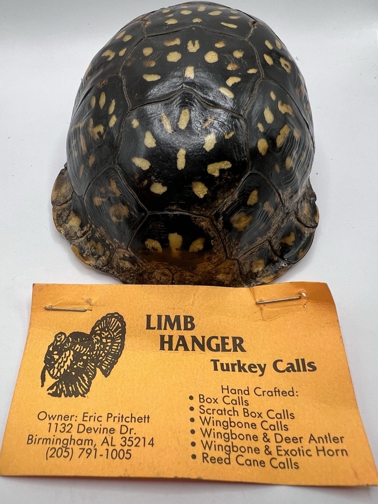 Limb Hanger “Turtle shell” Pot Turkey call Signed And Dated 1998 Eric Pritchett