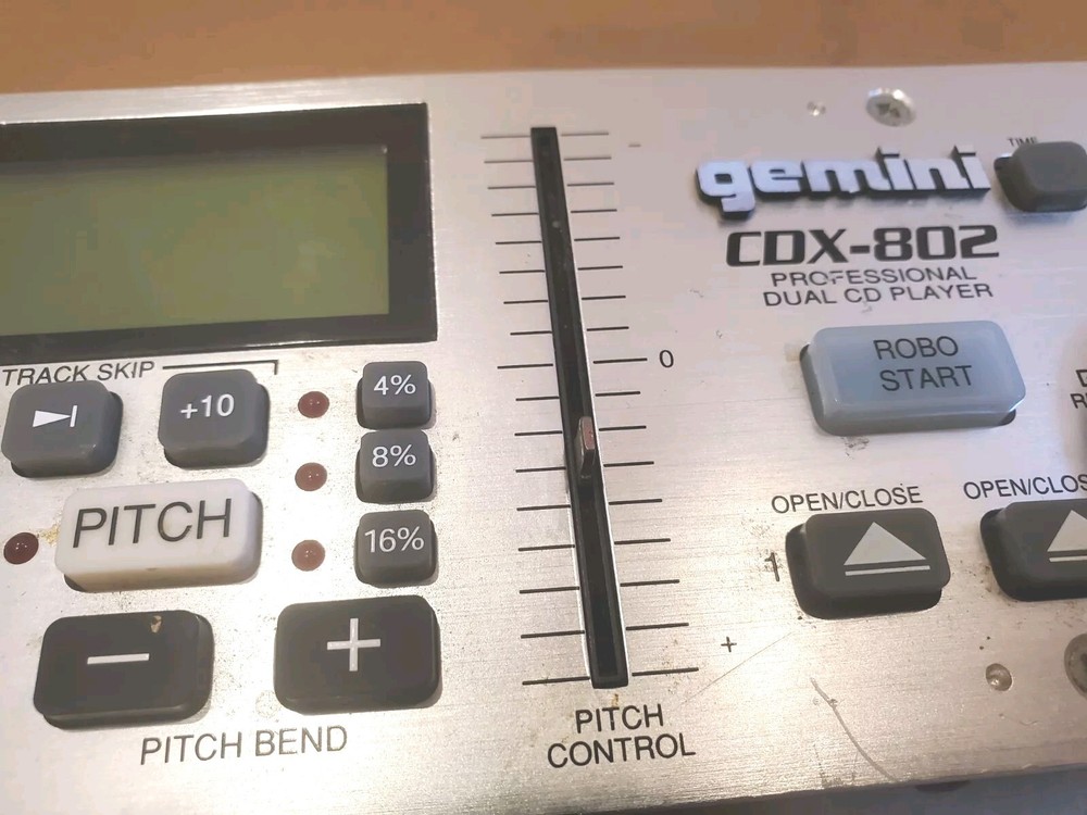 Gemini CDX-802 Dual CD Player Untested