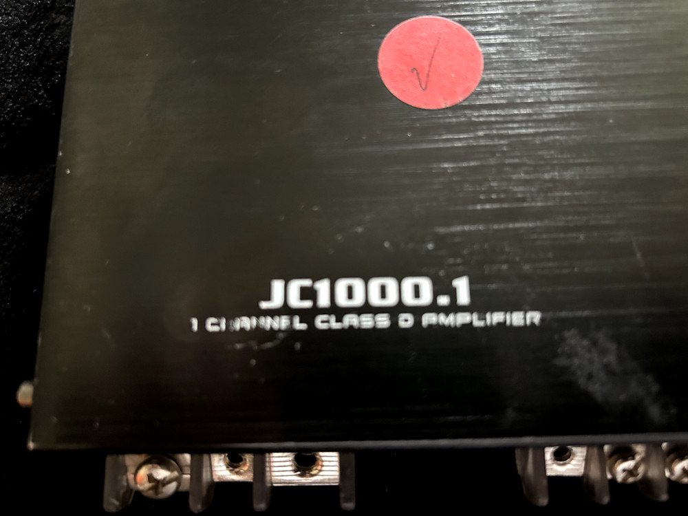 JC Power JC1000.1 1-Channel Class D Pmplifier
