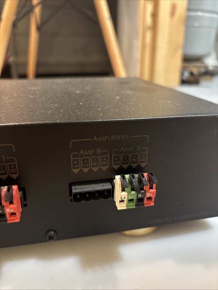 Russound PRO-10 Black Speaker Selector with Low Frequency Protection Circuit