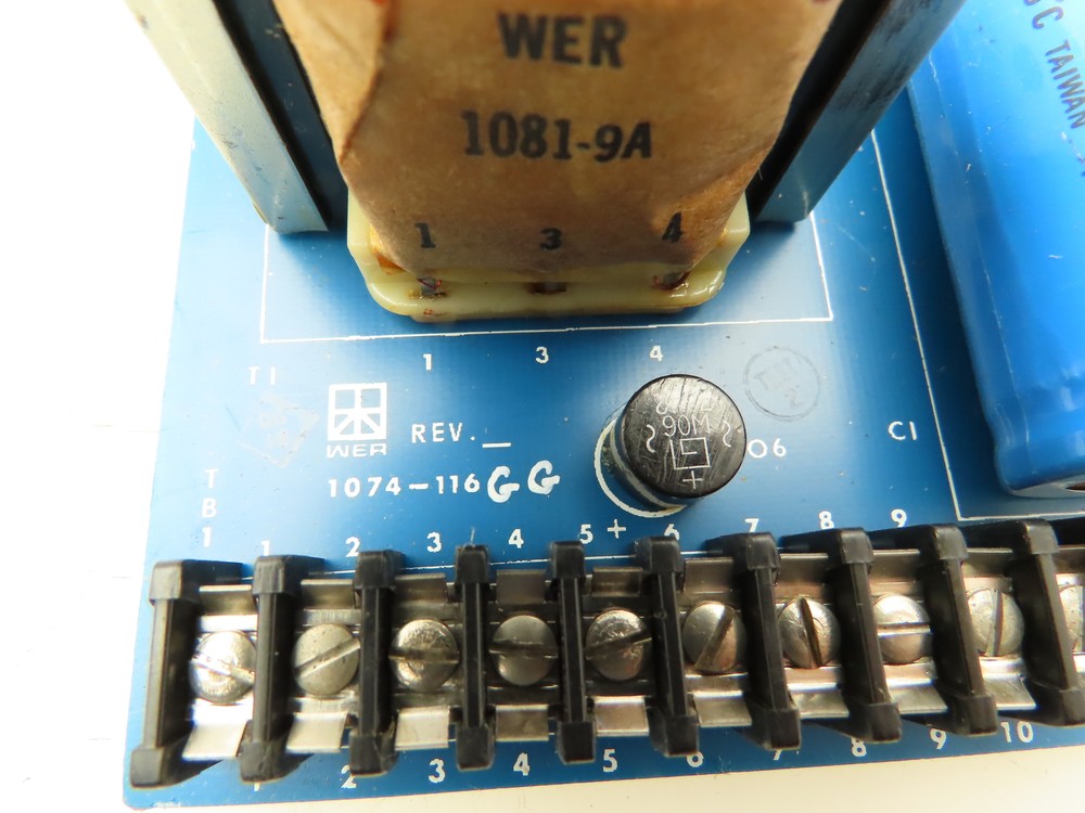 Wer 1074-116 Power Supply Board DC Output
