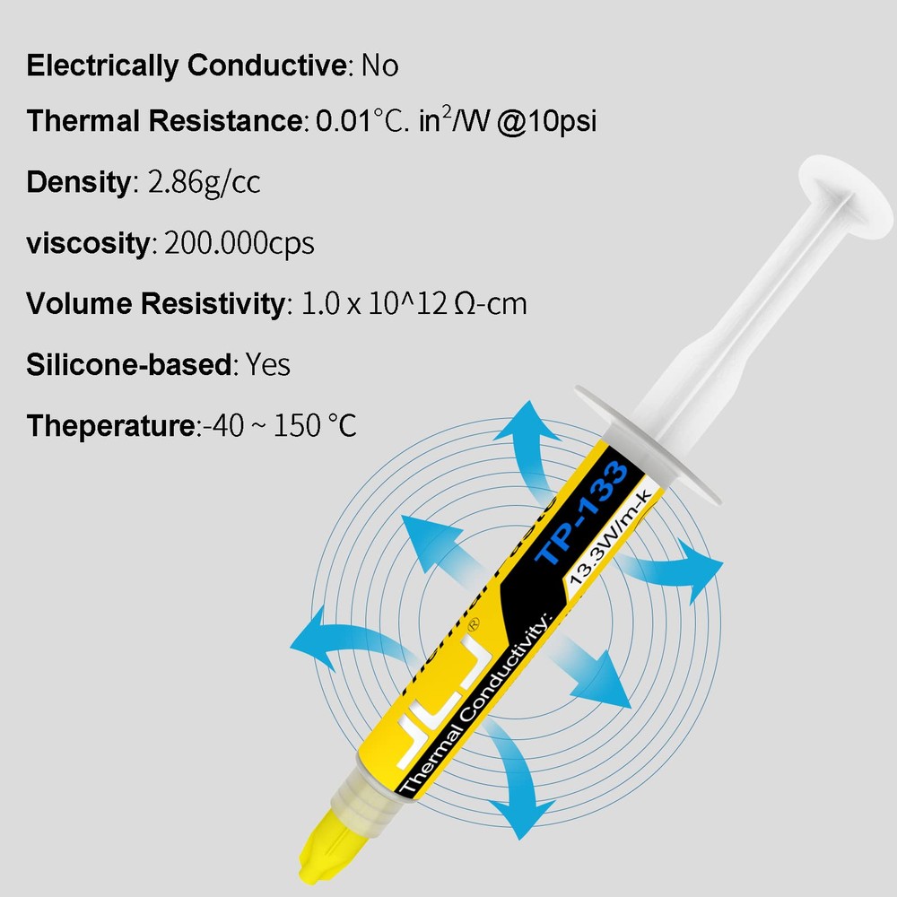 Thermal Paste, 12g CPU Paste Thermal Compound Paste Heatsink for IC/Processor...