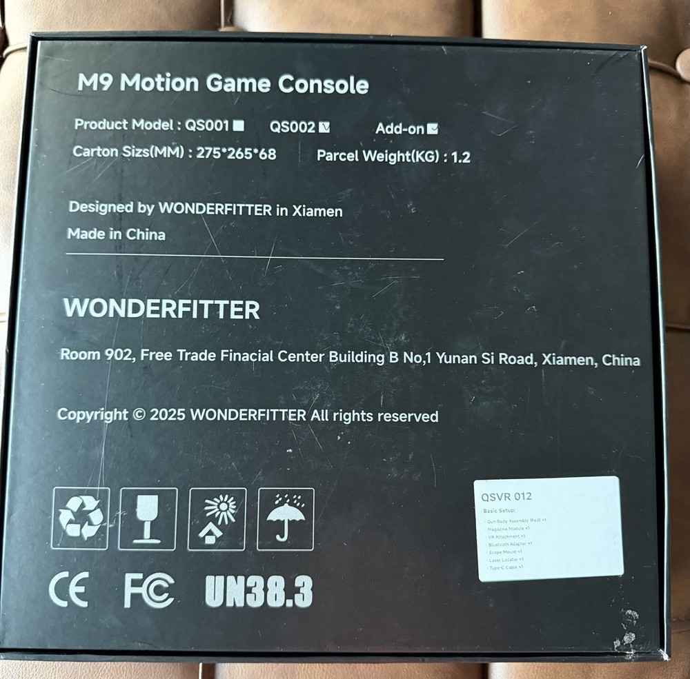 Wonder Fitter M9 Motion Game Controller for Meta Quest 2/3/3s Bluetooth USB